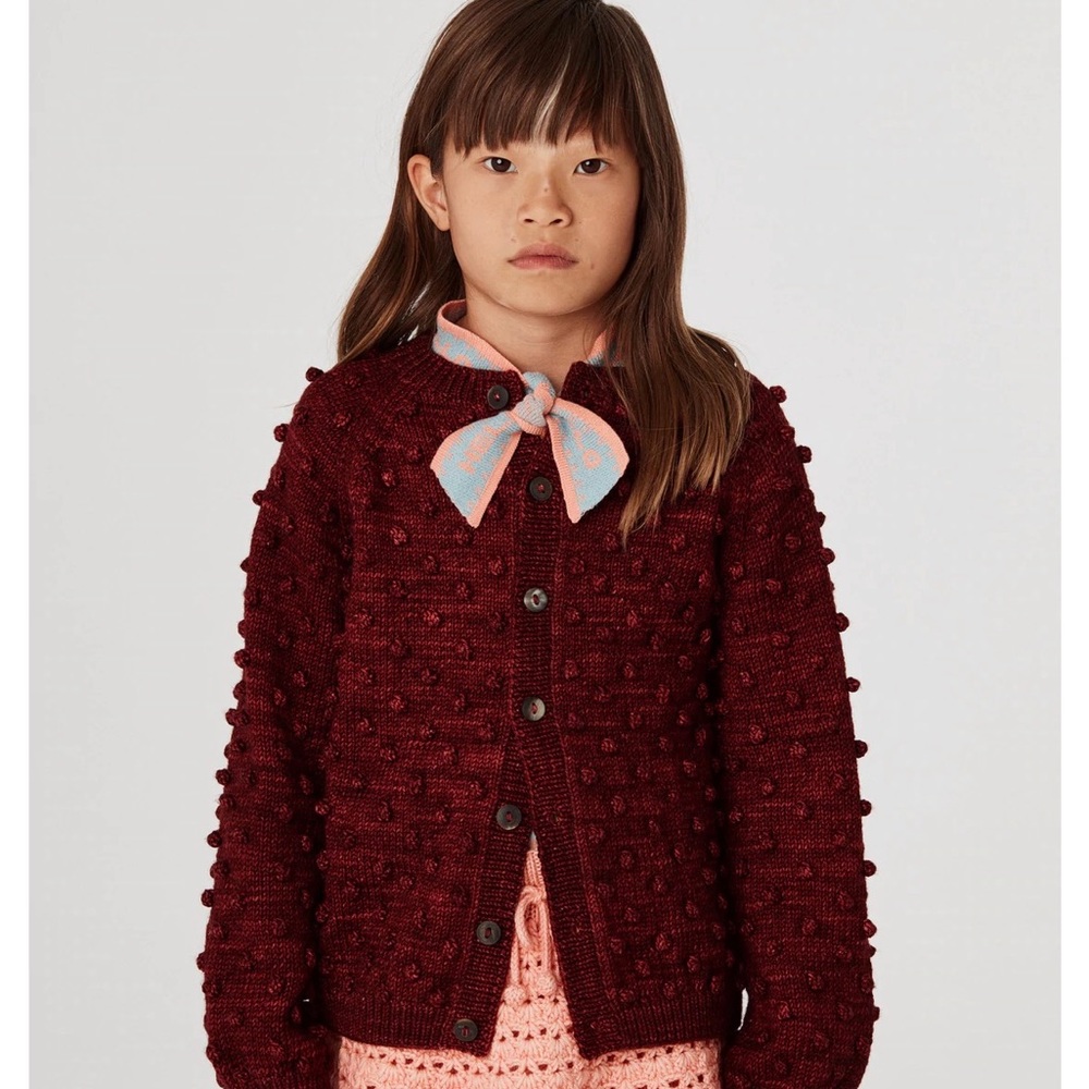 Misha and puff Cardigan 4-5T